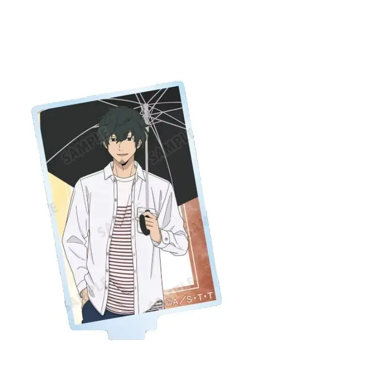 Anime World Trigger Going out on a Rainy Day Ver Yūma Kuga Acrylic Stand Model Plate Keychains Bedroom Decoration
