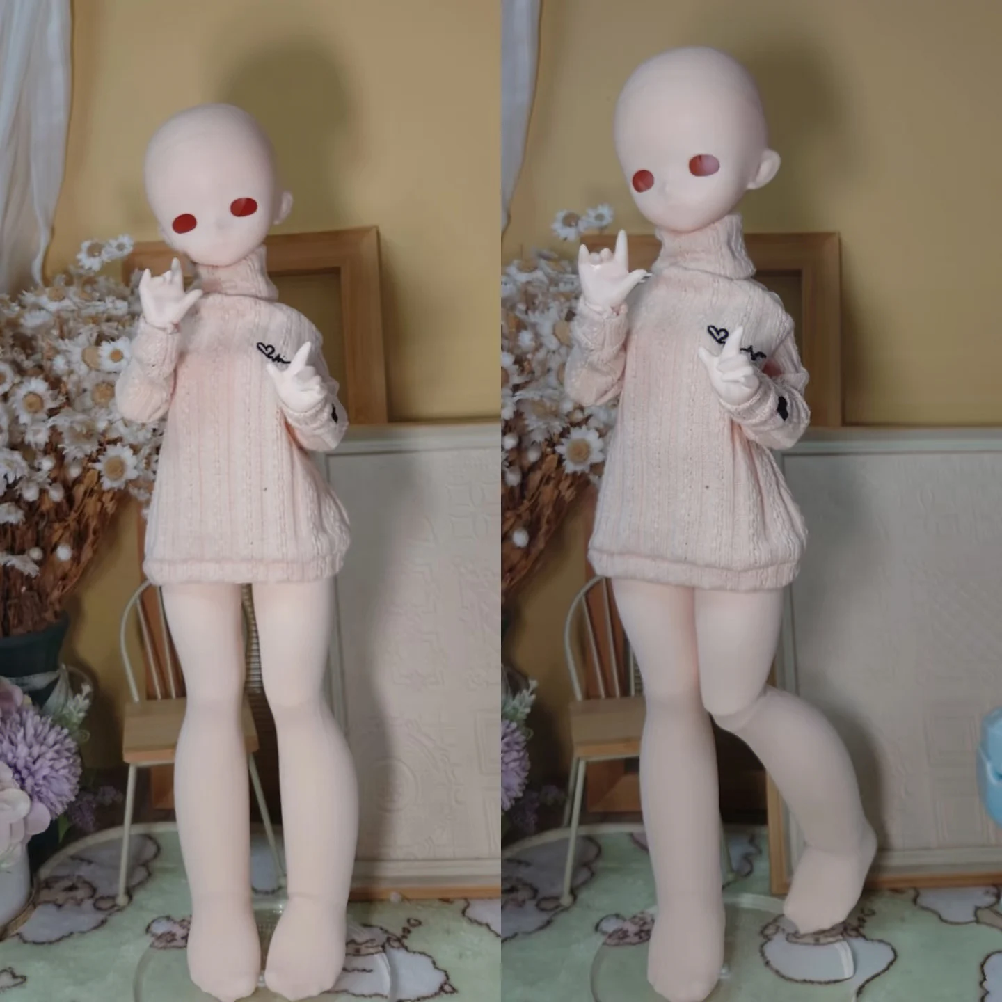 

Фигурка Tinyfox Macoco, 4-точечное элементарное тело, кукла Bjd, механическое соединение, официальная подлинная версия Mjd4, 2-точечная размерная