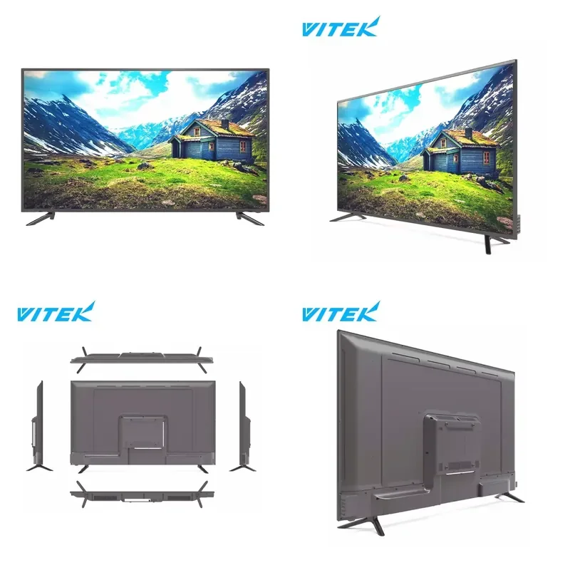for Vitek Television Sets TV 32 43 50 55 65 FHD or UHD LED 4K Smart TV From Shenzhen Factory