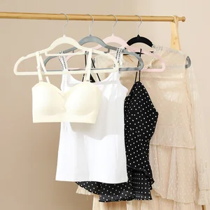 شماعات متجر الملابس الموفرة للمساحة ، أرفف متدفقة ، متينة للغاية ، كتف غير قابلة للانزلاق ، 10 جودة عالية أعلى 10 بيع متجر الملابس عرض موقف - No5