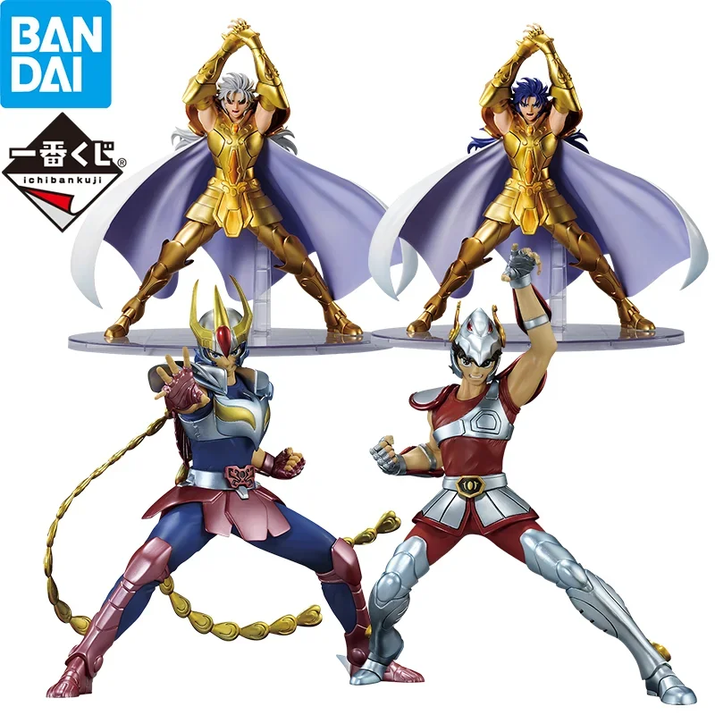 Bandai-Ichiban Kuji Saint Seiya Action Figure, Gold Saint Edição, Seiya, Saga, Phoenix, Ikki, Anime Model Toys, Presentes, genuíno, em estoque