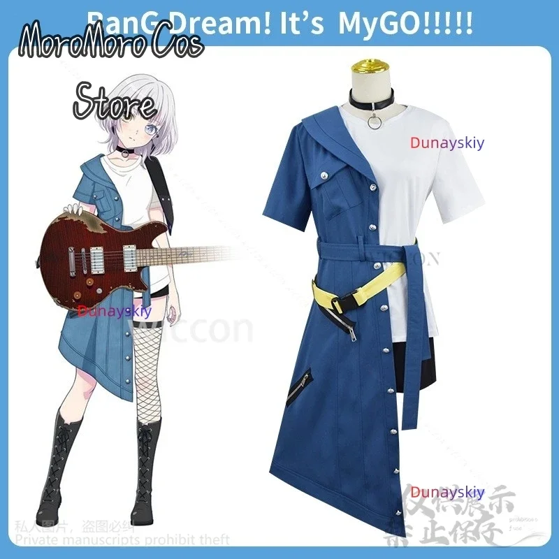 كوسبلاي رانا كانام كوسبلاي أنمي بانج دريم! إنه MyGO!!!!! تنورة رعاة البقر الموحدة زي الباروكات لجميع القديسين حفلة عيد الميلاد #2