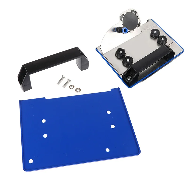 

Базовая подставка для угловой шлифовальной машины с эффективной нижней пластиной фаски для резки камня и плитки, прочный инструмент для проектов DIY