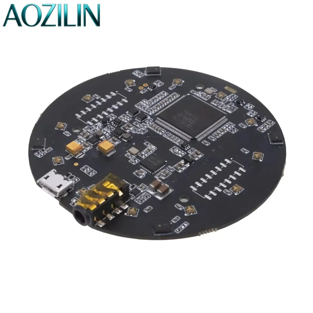 AOZILIN 4 Channel Far Field Microphone Array Module V3.0 USB Voice Recognition Audio Board With Noise Reduction Beamforming