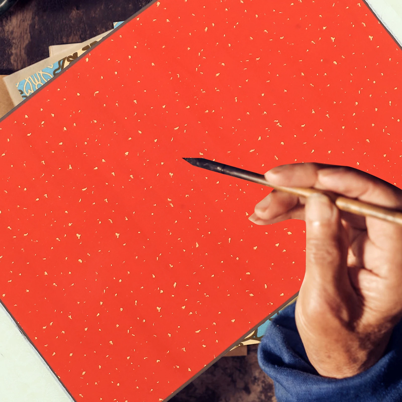 

1pcs Blank Painting Scroll Calligraphy Wall Mount Hanging Art Scroll Chinese Paper For Calligraphy Painting Writing Practice