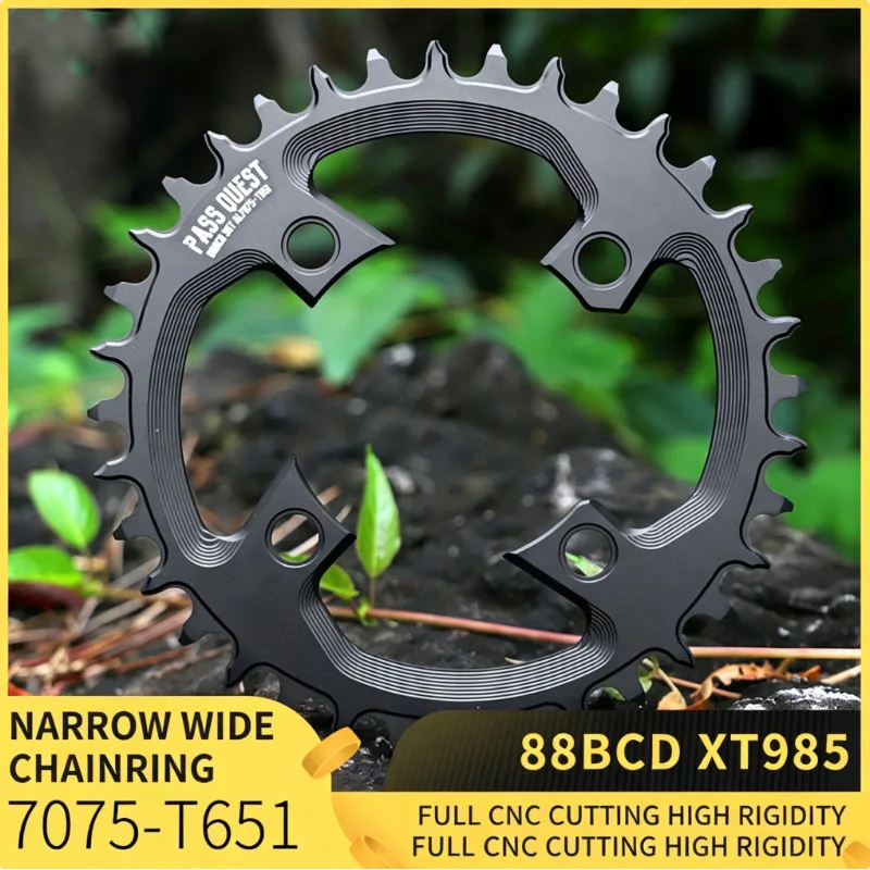 pass-quest-88bcd-plato-de-cadena-unico-estrecho-y-ancho-para-bicicleta-de-montana-shimano-xtr-fc-m985-32t-34t-36t-38t