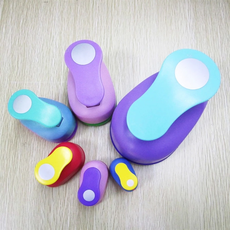 Perfurador papel artesanal perfurador furo único perfurador redondo para fazer cartões artesanato