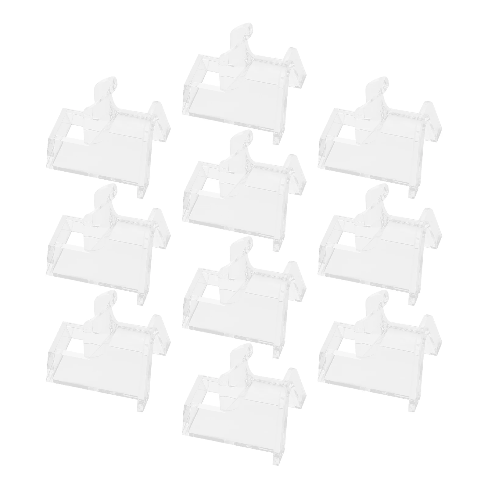 

10Pcs Eyeglass Holder Display Acrylic Transparent Stand for Shelf Glasses Organizer Clear Sunglasses Holder Stand