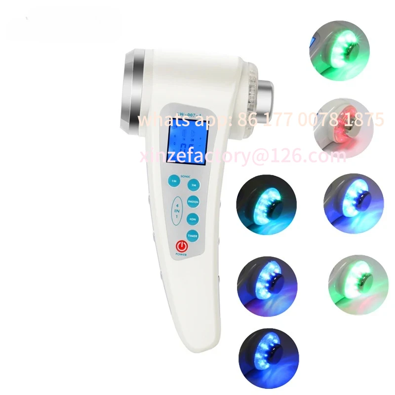 

Customizable Ultrasonic Face Skin Care Machine 7 Color LED Photon Beauty Tool Body Slimming Anti Cellulite Massager