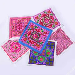 1pcs Ethnic Flower Patch for Jacket Embroideried Badge Garment Accessory