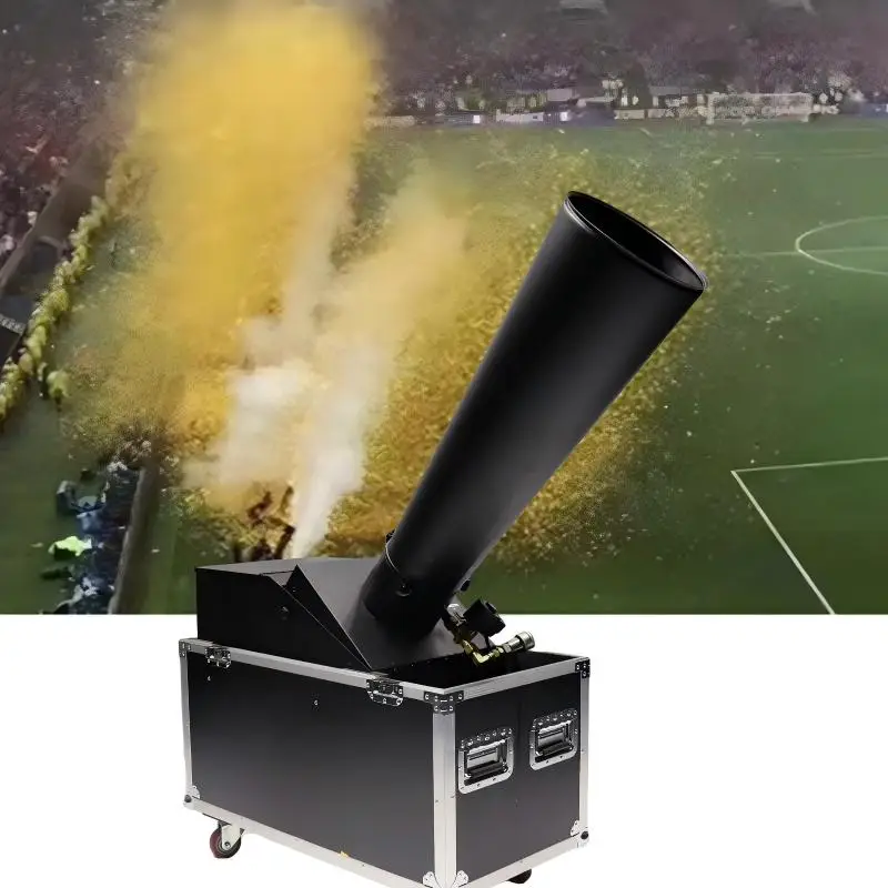 Ręczny wystrzeliwacz konfetti CO2, maszyna do wystrzeliwania konfetti na scenę, imprezy, występy, do użytku wewnątrz i na zewnątrz.