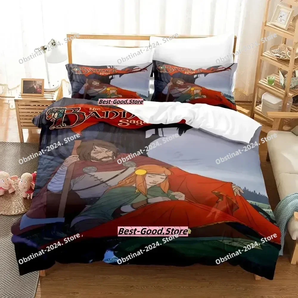 The Banner Saga Bedding Set Single Twin Full Queen King Size Bed Set Adult Kid Bedroom Duvetcover Sets Anime parure de lit Bed
