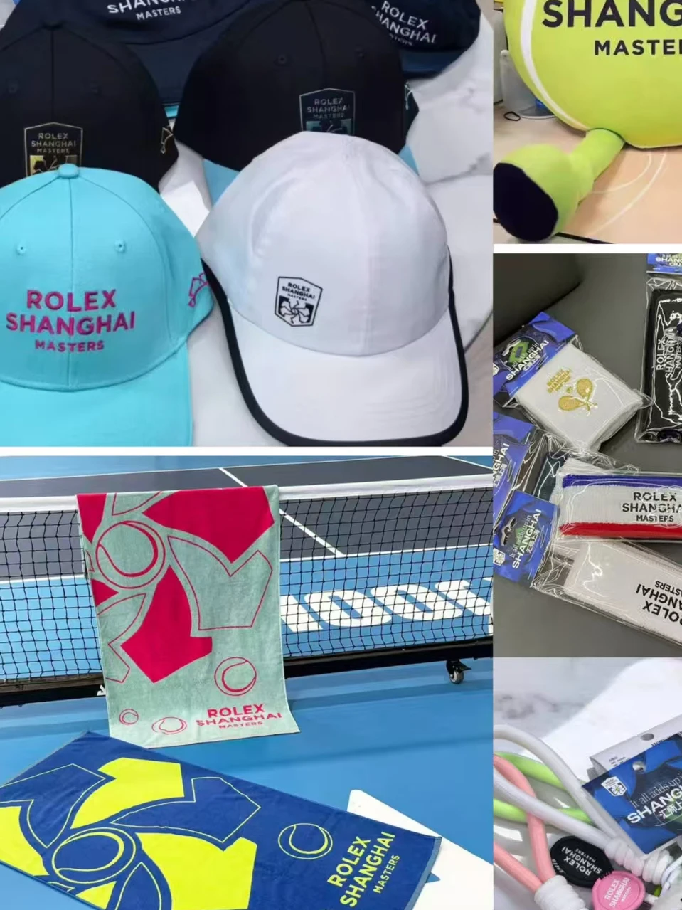 

Shanghai Masters Tennis Memoria Bath Towel Rabbits Fur Tennis Shuttlecock Ornament Sports Fitness Fans Goods Netball