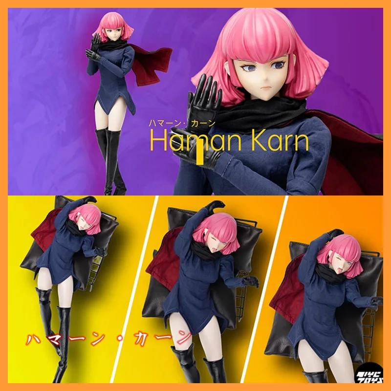 

YIYA Studio Origianl 1/6 Haman Karn Movable Female Action Figure Hot Cool Girl Shaped Cloak Design 12" Full Set Doll Collection