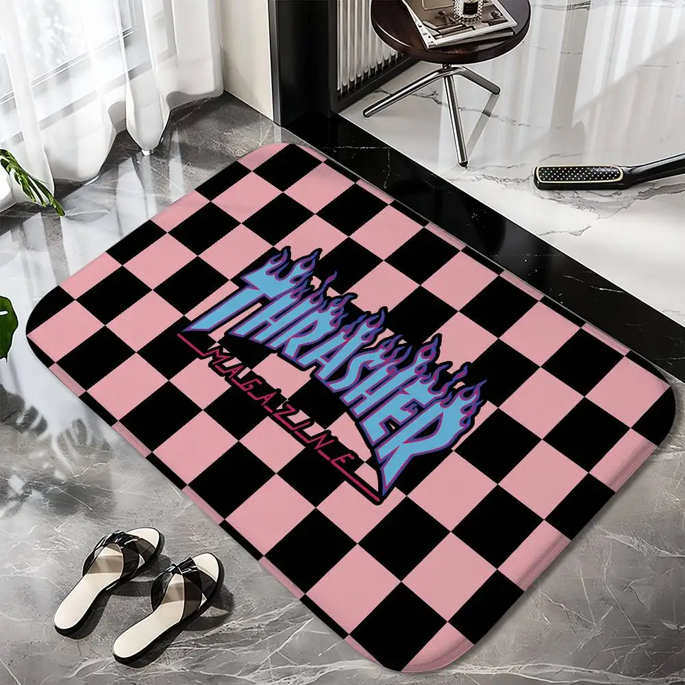 

T-thrasher-S Floor Mat Printed Large Carpets Room And Bedroom Carpets Bathroom Anti Slip Door MATS Small Carpets