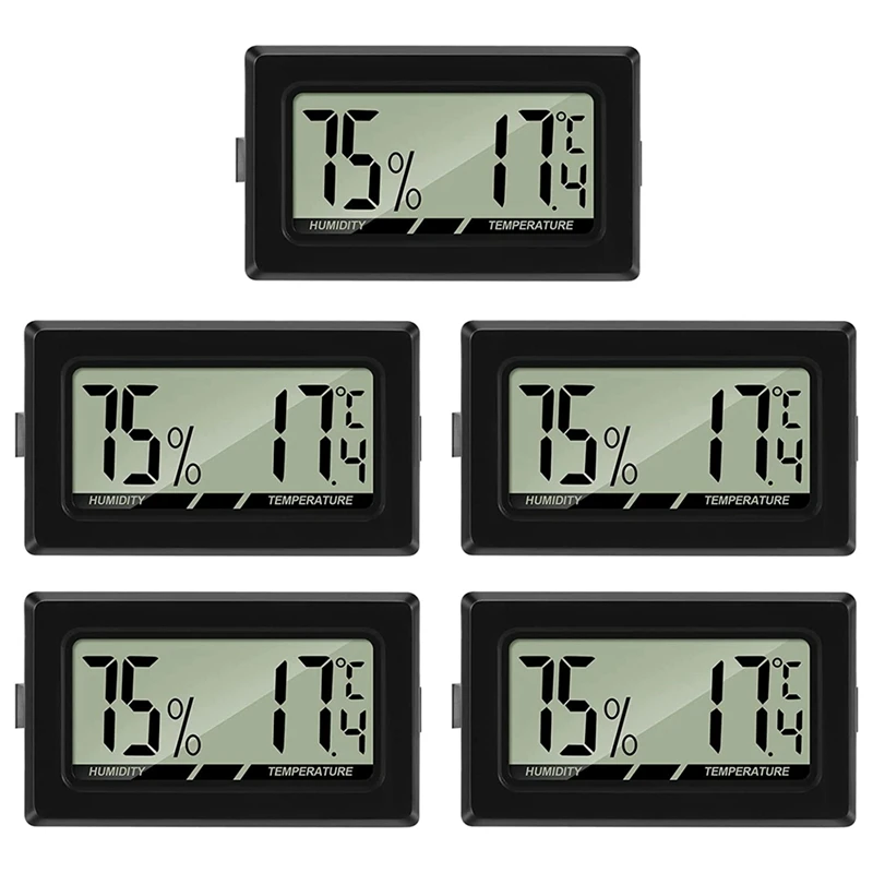 Mini Hygrometer LCD Digital Indoor Thermo-Hygrometer Humidity Meter For Office Baby Living Room Aquarium