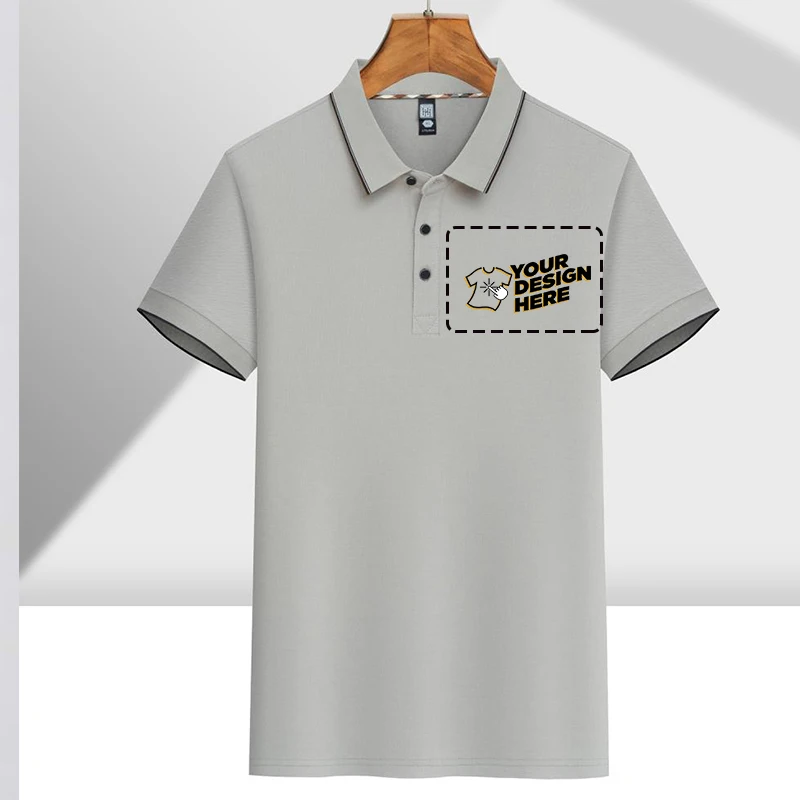 قميص بولو عالي الجودة - سعر أعلى قليلاً للحرف الرائعة - طباعة شعار مجاني (قطعة واحدة الحد الأدنى) - للجنسين