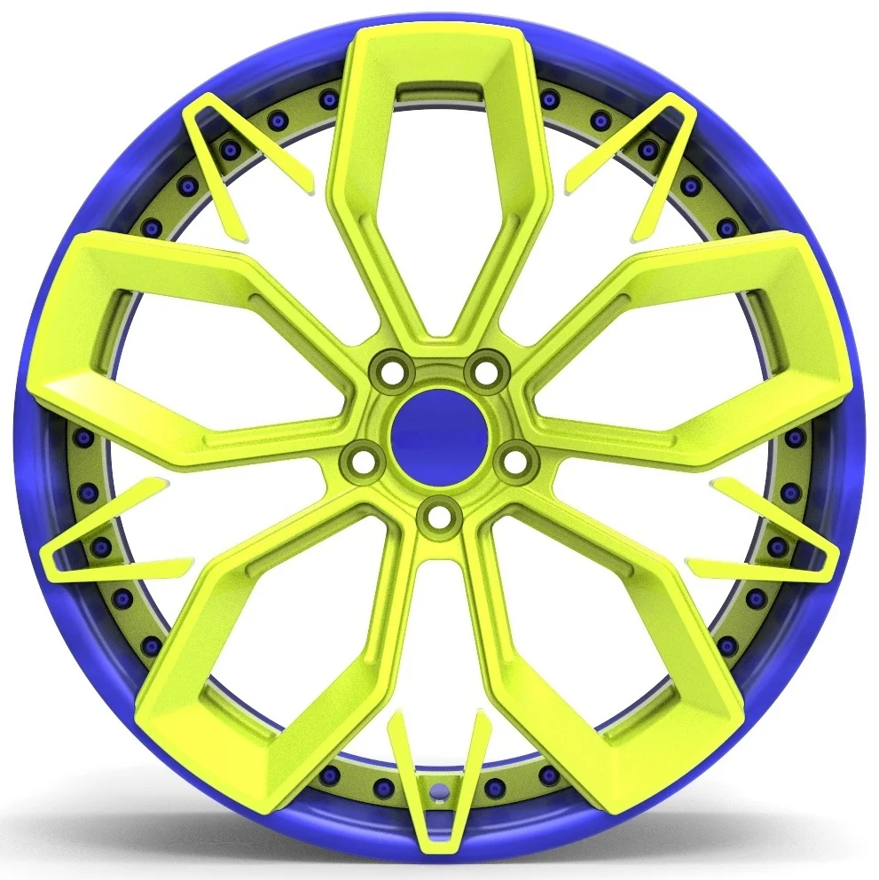 Multi Spoke Elegant Appearance Enhanced Vehicle Rims Forged Wheels