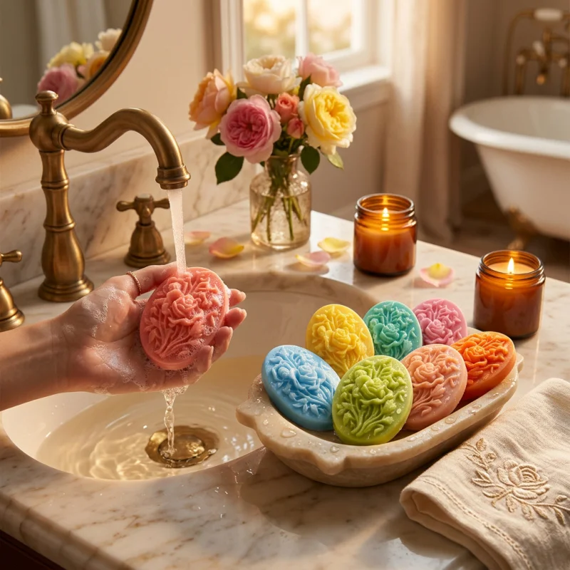 แม่พิมพ์ซิลิโคน 4 ชิ้นรูปทรงดอ - Soap Making Silicone Molds บทวิจารณ์และราคา