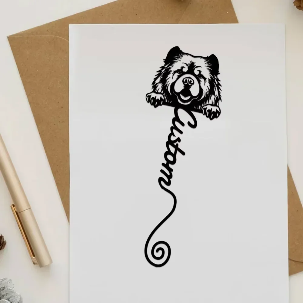 Custom Chow Chow Bookmark: The Perfect Gift for Dog Enthusiasts and Bookworms Returning to School