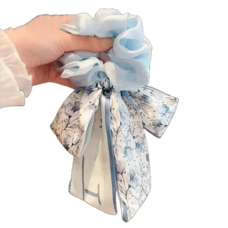 قوس زهور جديد لعام 2025، رباط شعر للأمعاء الغليظة، ربطة شعر نسائية، رباط شعر، أغطية رأس شريطية، ربطة شعر إكسسوار للشعر #6