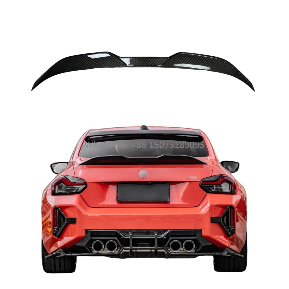 

MP Style Dry Carbon Fiber Задний спойлер багажника Крыло для G87 M2 G42 2 серии Coupe Углеродное волокно Duck Tail