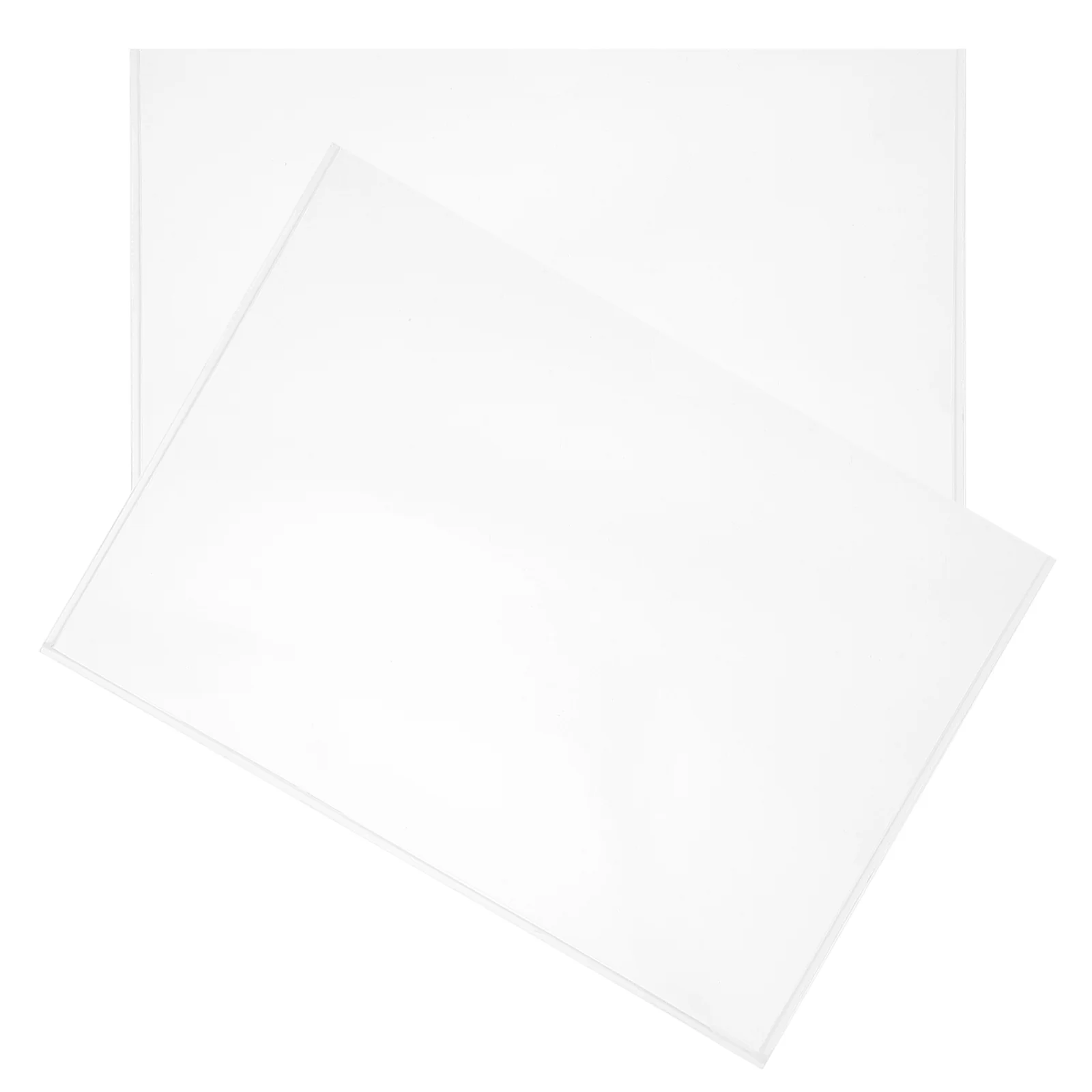 

Packet Acrylic Display Box A4 Folder Bins Clear Labels for Organizing Notecard Transparent Folders