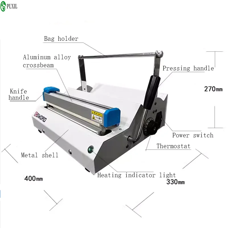 220V materiale dentale termosigillatore elettrico macchina per la sigillatura del sacchetto di sterilizzazione strumenti orali imballaggio macchina