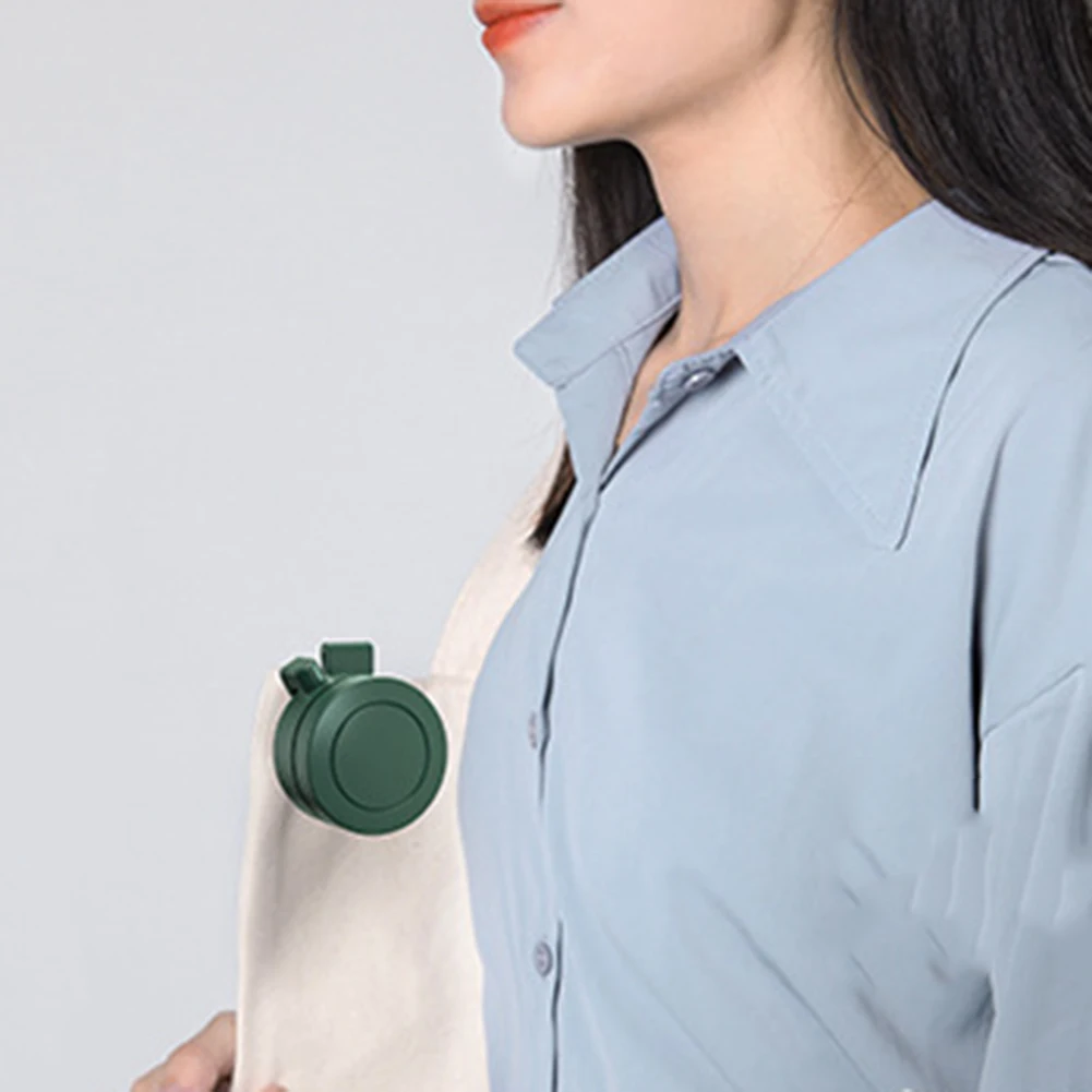 Hanging Neck Waist Fan 3 Speeds Bladeless Hanging Fan Portable Mini Fan USB Charging for Outdoor Home Working