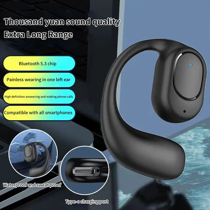 Wireless Headphones With Digital Display With Microphone Handsfree Noise Canceling Earphones For Driving Audifonos ﻿