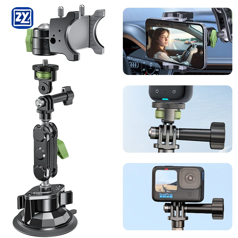 Wholesale 360-Degree Adjustable Multi-Function Phone Holde Sports Action Camera Holder