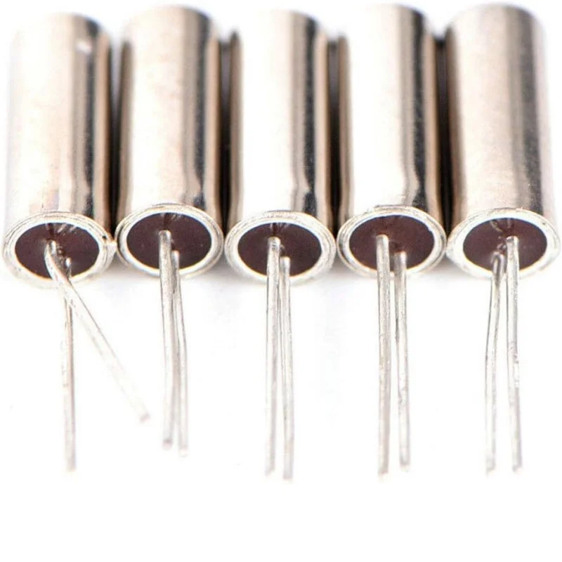 10PCS 32.768KHz Oscillator คริสตัลควอตซ์ 32.768 KHZ 32.768K 2*6 มม.กระบอกควอตซ์ Resonator 12.5pF ± 20ppm