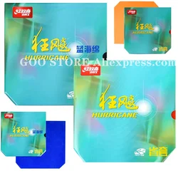 DHS Hurricane 3 Provincial Blue Sponge Hurricane 3 NEO Provincial Blue Sponge Table Tennis Rubber Original DHS Ping Pong Sponge