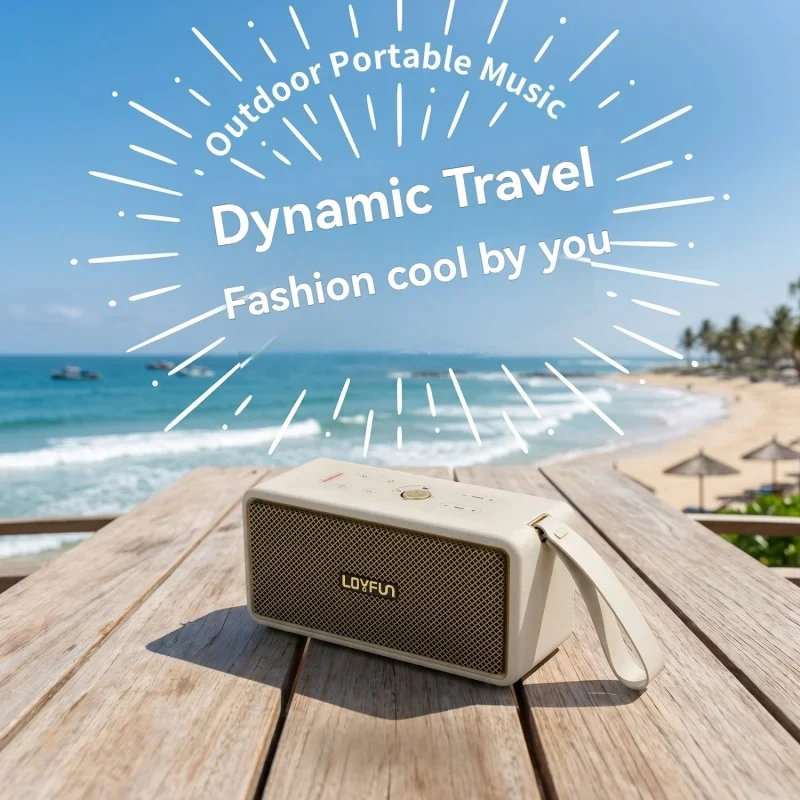 Portable outdoor Bluetooth speaker 4500mAh large capacity battery stereo ultra long standby TYPE-C convenient fast charging