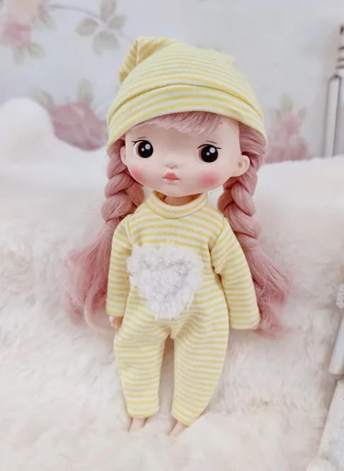 Monst Savage baby holala little fish body Pajama Jumpsuit CUTE KNIT set Dolls clothes 461584