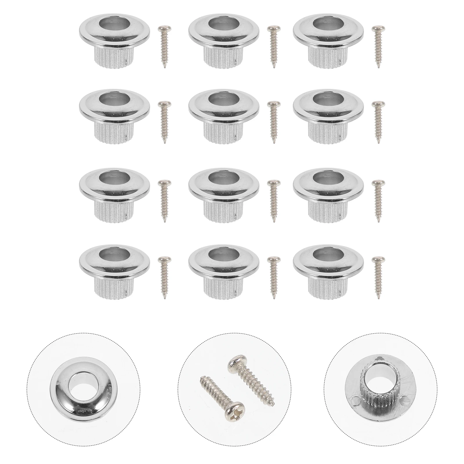 

18set 18Sets Durable Metal Tuning Pegs Replacement Guitar Head Knobs Accessories Guitar Machine Head Tuners String Peg Parts