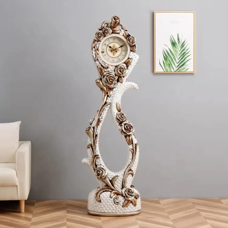 Resin special European high-grade classical resin large single port clock decoration