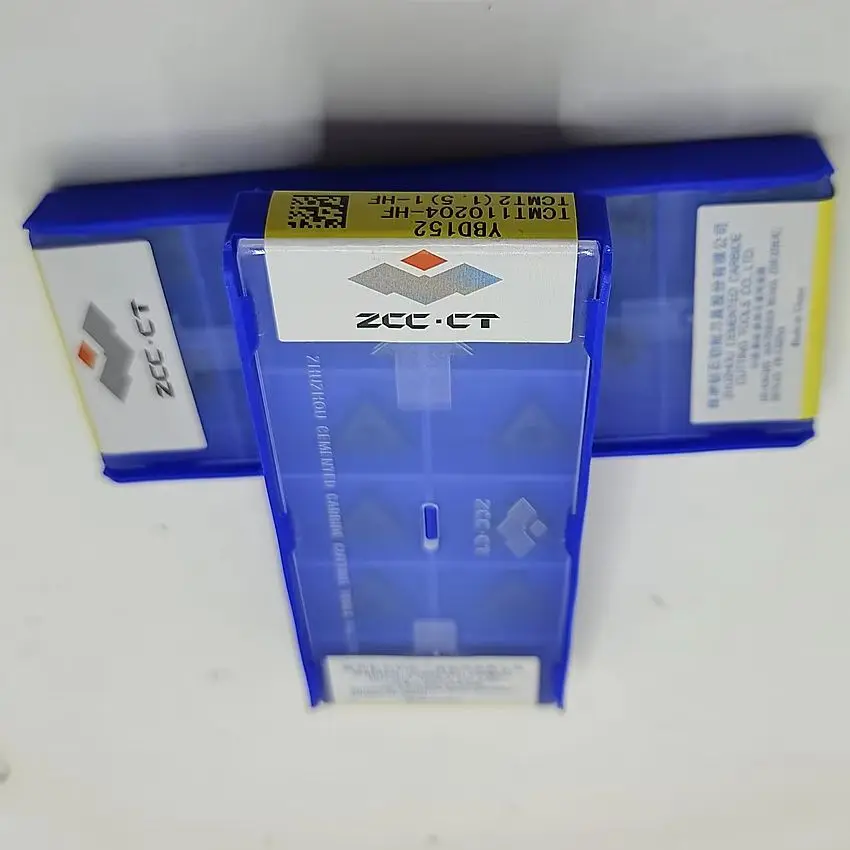 

TCMT110204-HF YBD152 YBC251 YBC252/TCMT110208-HF YBC152 YBC252 YBD102 ZCC.CT Твердосплавные пластины с ЧПУ, токарные инструменты, 10 шт./кор.