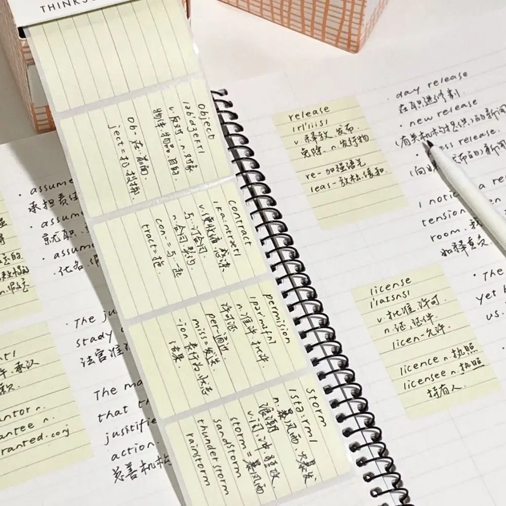 100 ピース/セット引き出しデザインメモパッド完全粘着多機能ラベルステッカー DIY スクラップブックステッカークリエイティブ文具