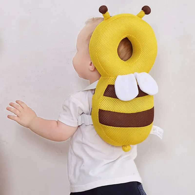 Toddler Baby Head Protector Safety Pad Cushion Back Baby Toddler Pillow Protective Headgear Cartoon Walking Anti-fall Pillow