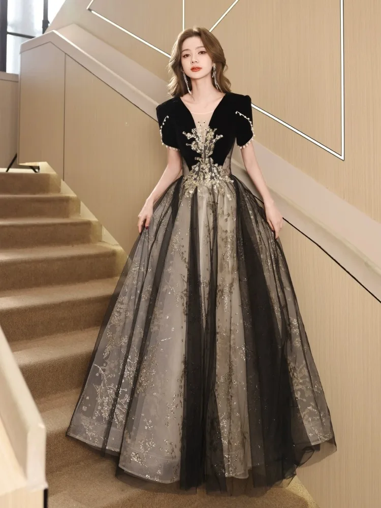 

Элегантное вечернее платье больших размеров для женщин: роскошный наряд для выступлений, мероприятий, свадеб и торжеств