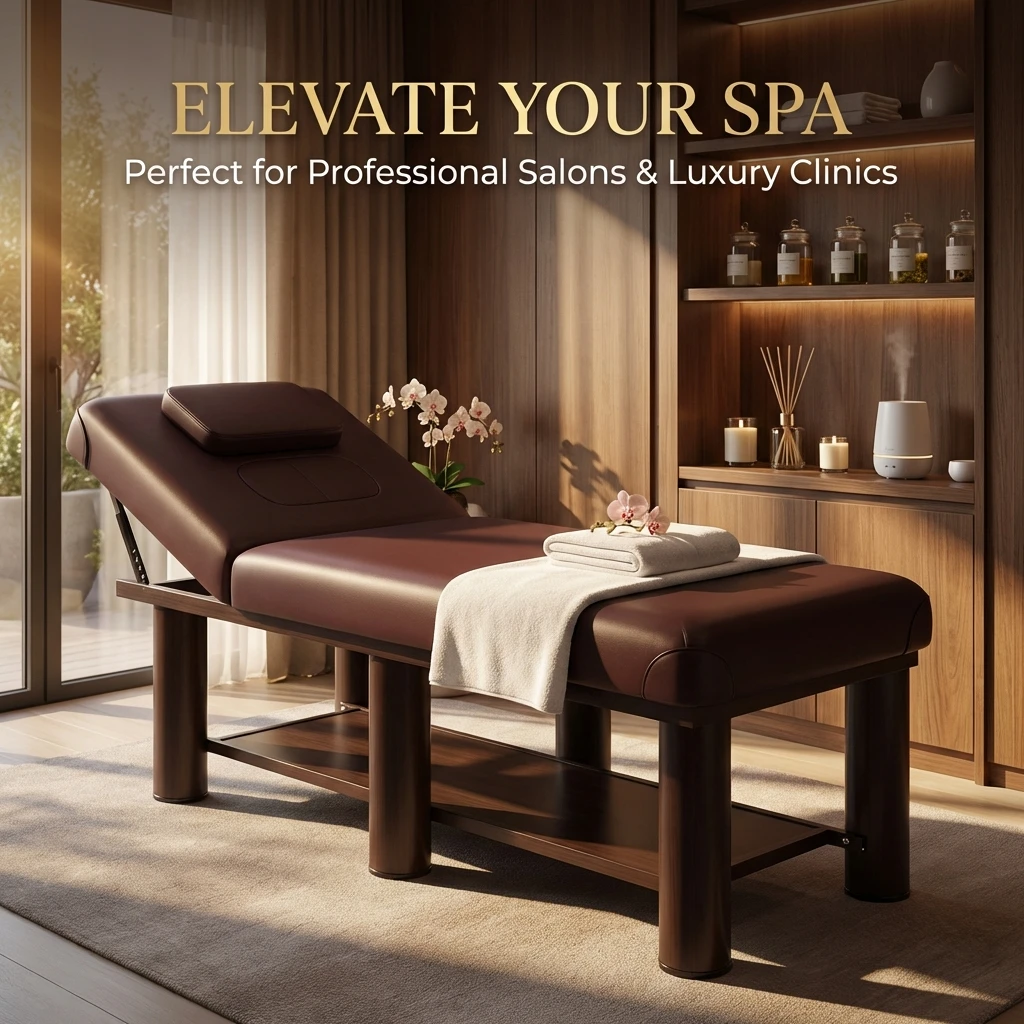 #Contemporary Simple Synthetic Leather Massage Bed for Spa Body Treatments in Beauty Salons Living Room Bedroom Gym