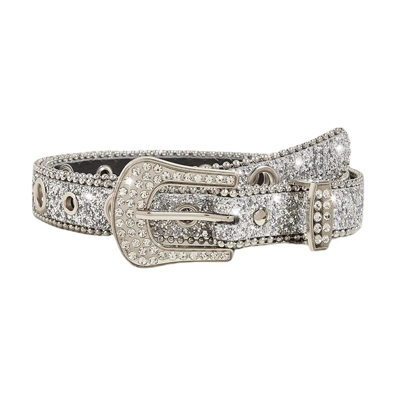 

Женский кожаный ремень в стиле панк, 103 см