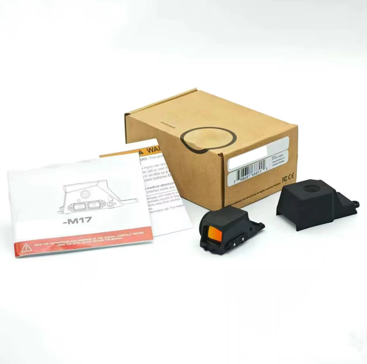 オリジナルNEW R-M17タクティカル密閉型リフレックス光学レッドドットサイト1x24mmマルチコーティングサイトM17 M18ハンティングアクセサリービューファインダー