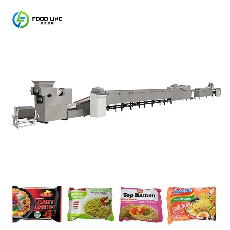 

Customized Fried Instant Noodle Production Line Small Automatic Noodle Processing Machine 200kg/h High Efficiency Food Machinery