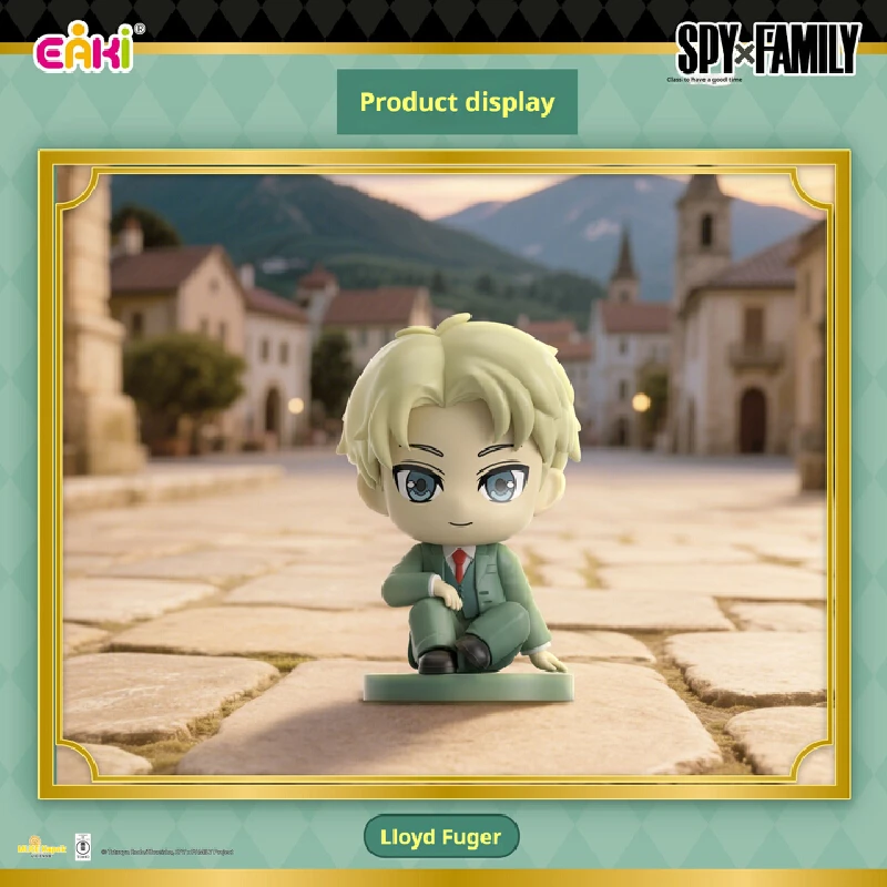 Spy x Family Anime Sitting Series صندوق أعمى كامل مصنوع يدويًا لسطح المكتب ديكور أنيق لعبة دمية لطيفة نموذج هدية عيد ميلاد مفاجئة