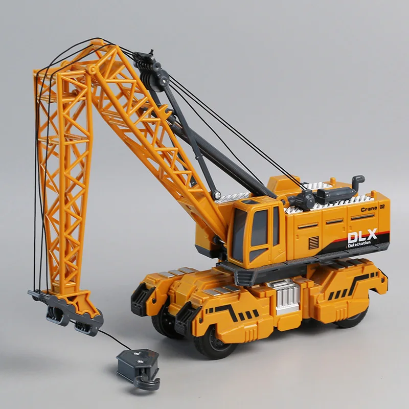 Heavy-duty crane Children's Toys engineering car public crane Large crane transport hoist model decoration