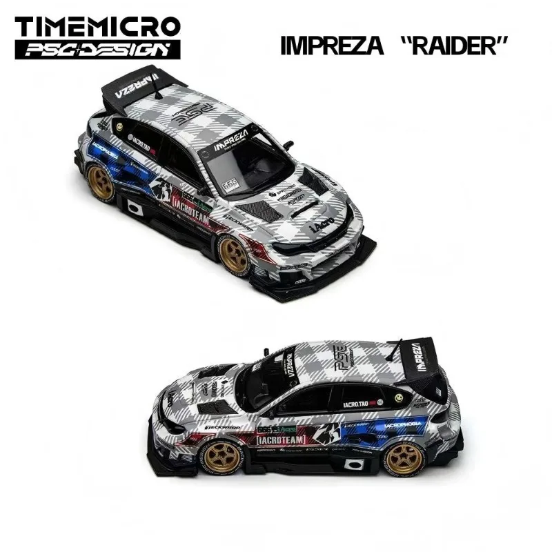 TM × PSC 1/64 IMPREZA Alloy Die Casting Car Model Collection Model Christmas gift Gifts for Men