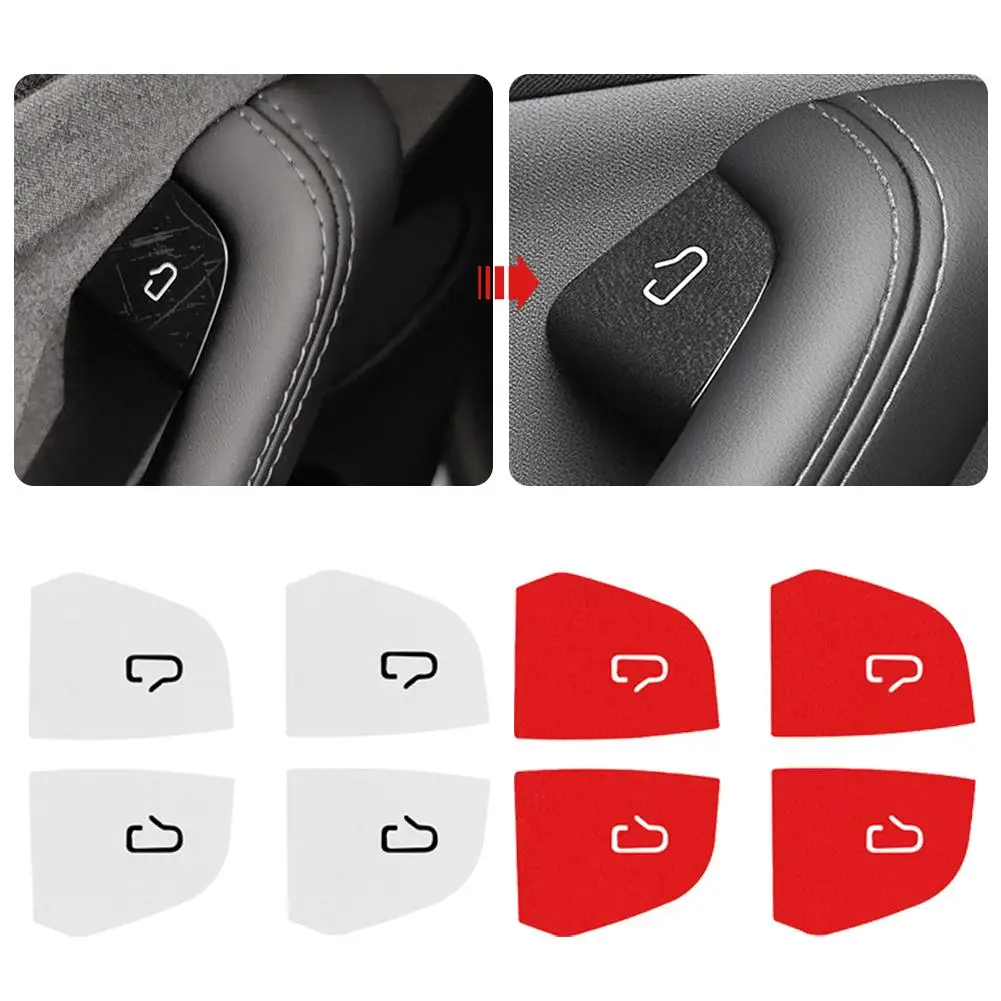  for Tesla Y Highland 2025 Door Thin Patch Suede Decoration Car Modeling Accessories Sticker Interior D4j8