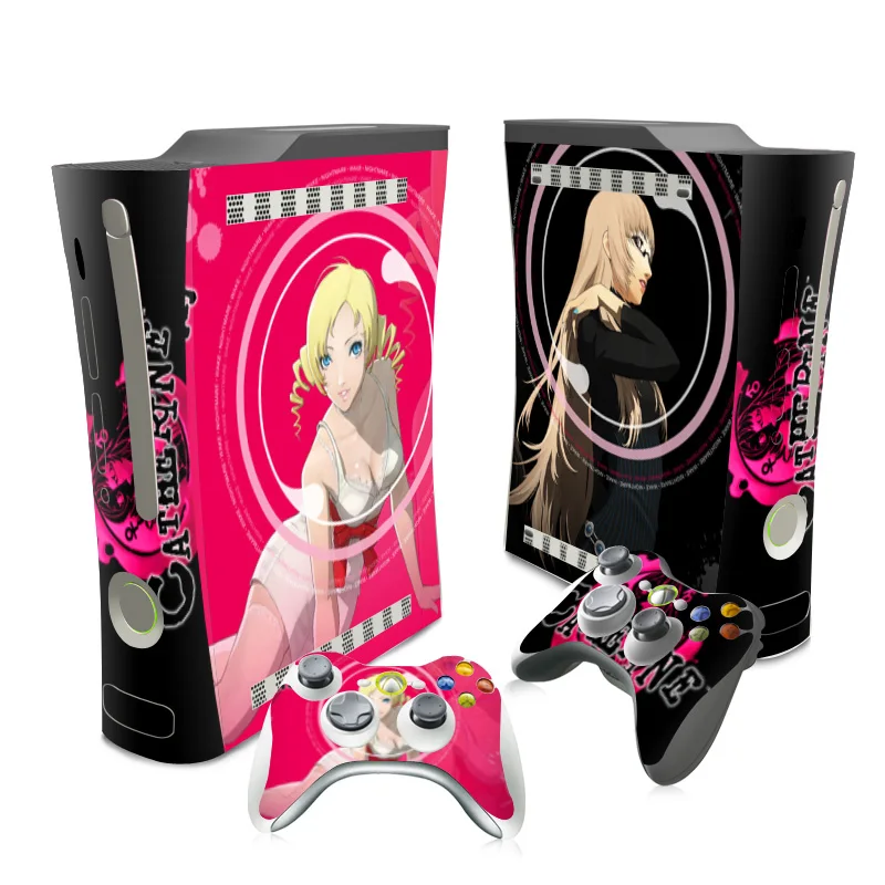 مجموعة ملصقات الجلد لوحدة التحكم والتحكم بالدهون ، 16 تصميما مختلفا ، بولي كلوريد الفينيل ، فتيات الأنمي ، Xbox ، 2 48